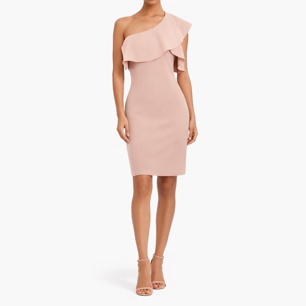 Elizabeth and James Jerard One Shoulder Ponte Dress Size 4